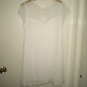 Vintage Inspired White Dress.